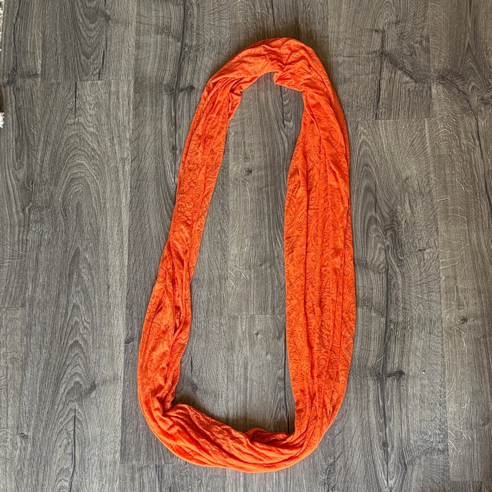 Vibrant Orange Women's Infinity Scarf